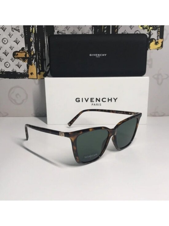New Authentic Givenchy Tortoise Shell Sunglasses with Green Lenses GV7160/s